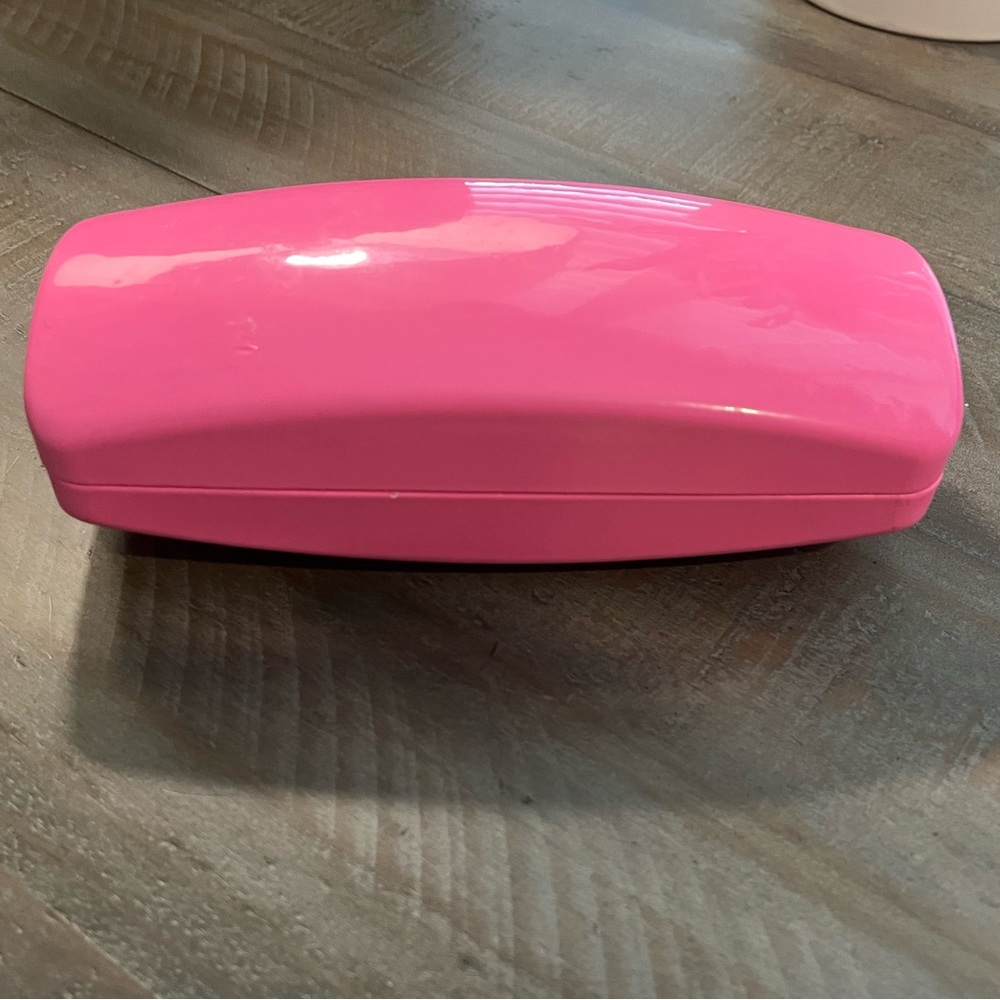 Betsey Johnson Bright Pink Eyewear Case - Picture 3 of 5